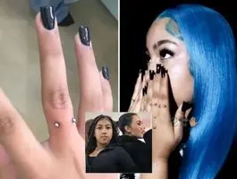 پیرسینگ‌های جدید دختر ۱۲ ساله کیم کارداشیان صدای طرفداران را درآورد