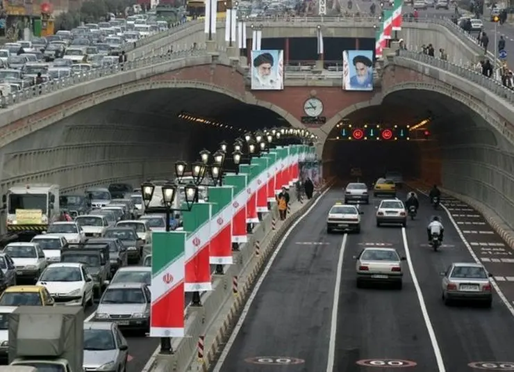 انسداد شبانه هر دو باند تونل توحید به مدت ۵ ساعت