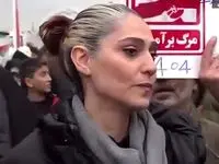 زینب خانم چهره یک راهپیمایی ۲۲ بهمن امسال بود