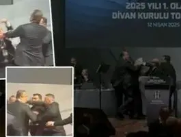 کتک‌کاری در مجمع باشگاه فوتبال بشیکتاش ترکیه