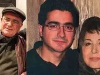 همایون شجریان به سوگ نشست
