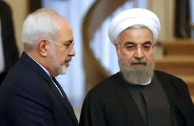 فحاشی به ظریف و روحانی در تجمع شبانه مشهد/ ویدئو